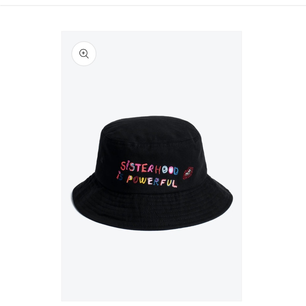 Zadig and Voltaire Sisterhood is wonderful Bucket Hat
